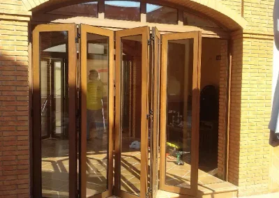 Ventana plegable 6 hojas